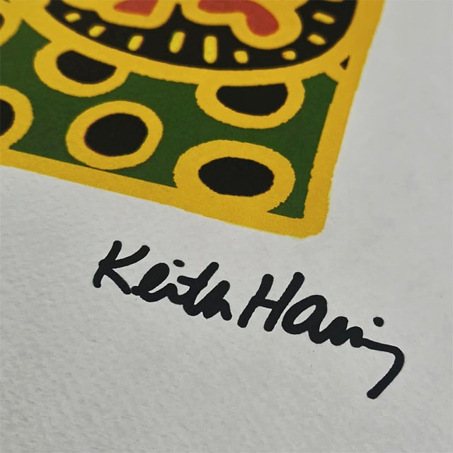 After Keith Haring, Figurative Composition, 1990s, Lithograph For Sale - Image 3 of 8