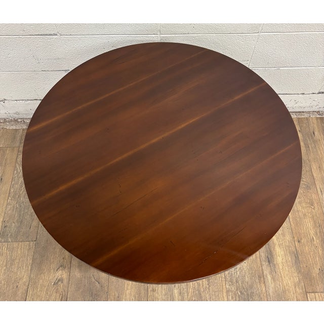 Biedermeier Alfonso Marina Biedermeier Regency Directoire Style Fruitwood Center Lamp Table For Sale - Image 3 of 18