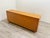 Beautiful mid century modern burl wood long dresser with lots of storage space, professionally restored.