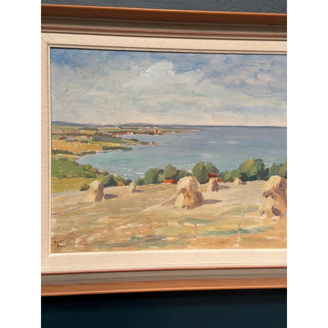 Sven Atterling, Landscape, 1950s, Oil Painting on Panel, Framed For Sale - Image 4 of 18