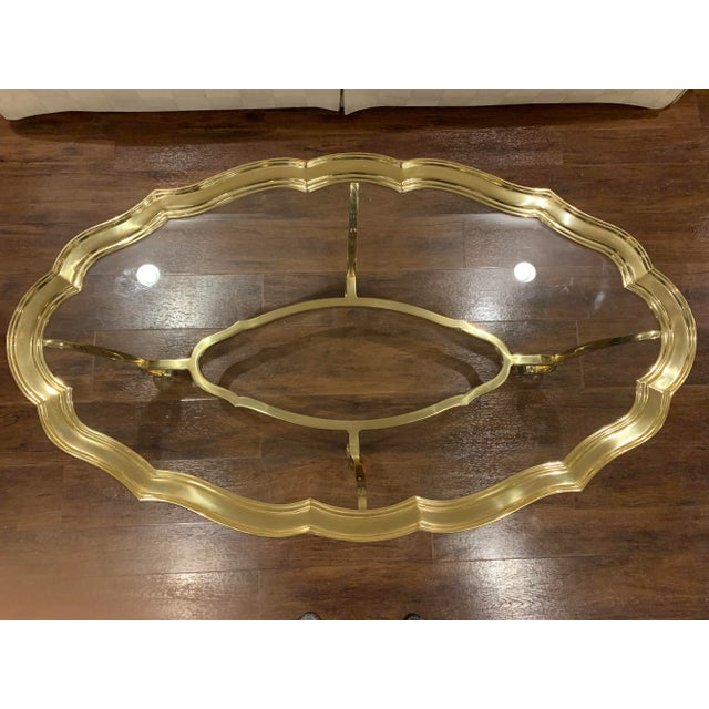 Traditional 1990s Labarge Coffee Table. For Sale - Image 3 of 3