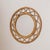 1960s 1960s Italian Wavy Rattan Circular Mirror For Sale - Image 5 of 10