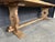 Large French Bleachers Oak Farmhouse Dining Table, 1925 For Sale - Image 13 of 17