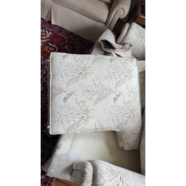 Textile 1990s Nature-Inspired Toile Drexel Heritage Love Seat For Sale - Image 7 of 9