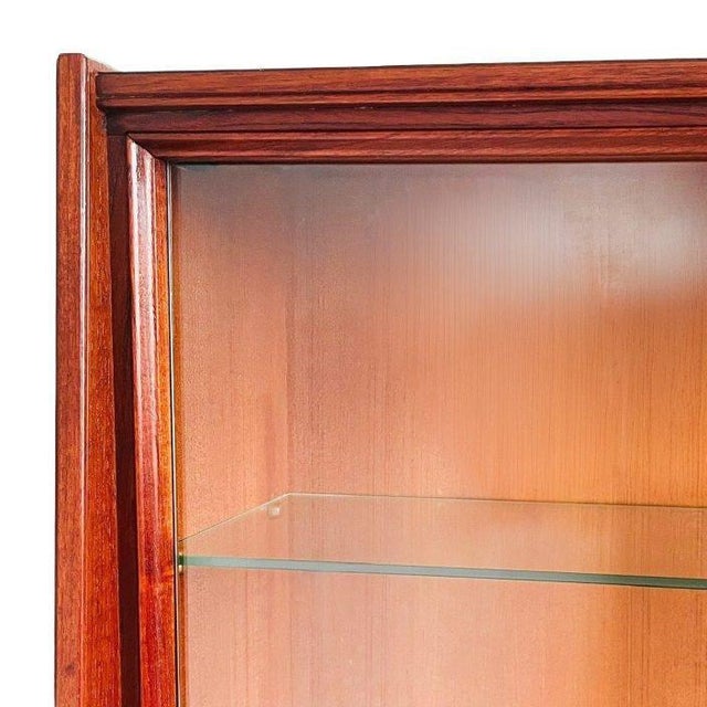 Wood Mid-Century Danish Teak Display Cabinet, 1960s For Sale - Image 7 of 12
