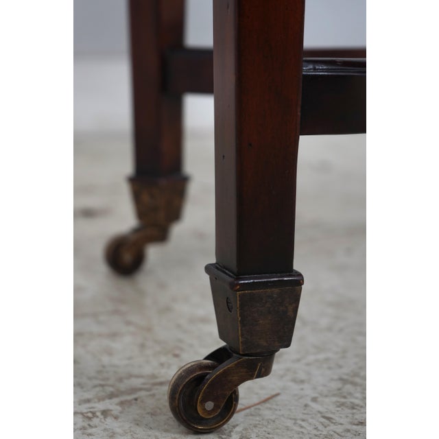 Theodore Alexander Kidney Mahogany Desk For Sale - Image 13 of 18