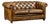 Vintage Chesterfield Tufted Leather Sofa With Cushions in Brown For Sale