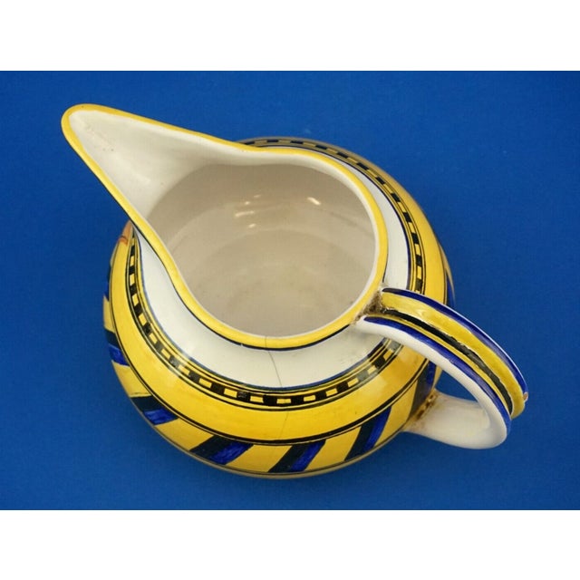 Majolica Ceramic Jug with Coat of Arms and Double-Headed Eagle by Dino Rofi for Santa Lucia, Siena, Italy, 1920s For Sale - Image 12 of 18