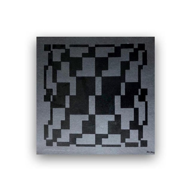 Paper Max Mahlmann, Untitled, 1966, Paper For Sale - Image 7 of 7