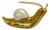 Mid Century Italian Nautical Brass and Shell Snail Art Sculpture from Gabriella Crespi, 1950s For Sale