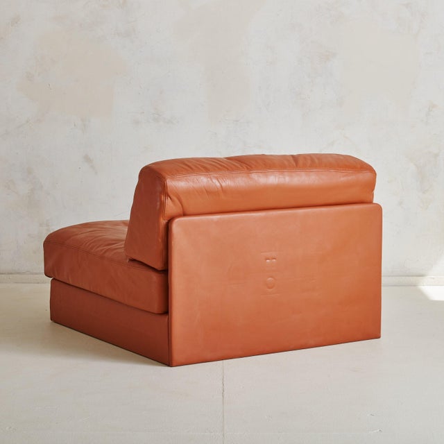 1970s ‘DS-76/107’ Cognac Leather Convertible Lounge Chair by De Sede, Switzerland For Sale - Image 5 of 11