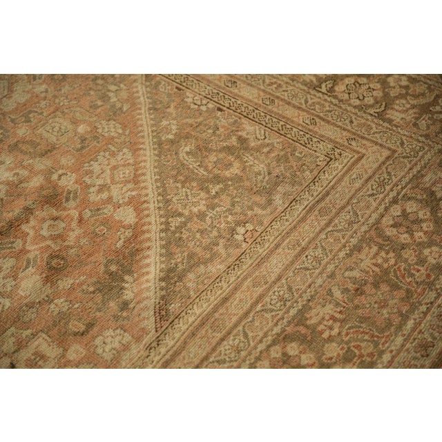 Old New House Vintage Distressed Mahal Carpet - 10'4" x 15'2" For Sale - Image 4 of 14