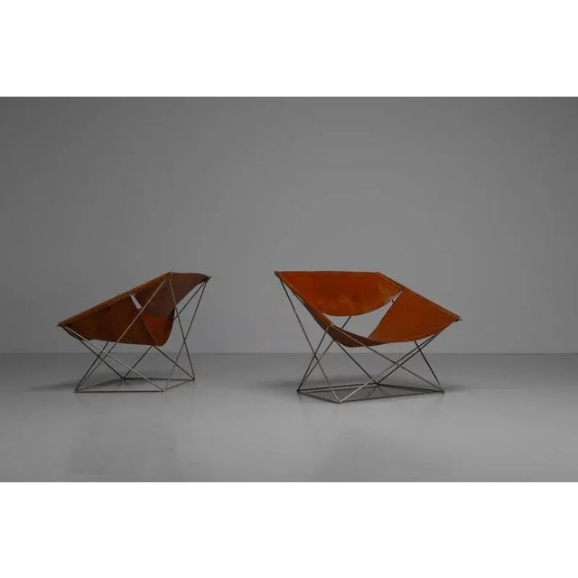F675 Butterfly Chairs by Pierre Paulin for Artifort, Netherlands, 1963, Set of 2 For Sale - Image 11 of 18
