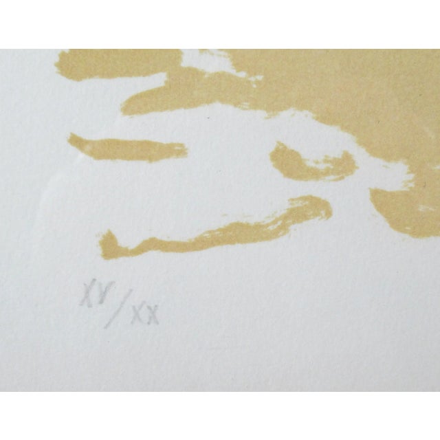 Printmaking Materials Maurice Brianchon, La Plage Normande, Circa 1950 For Sale - Image 7 of 11