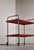 Functionalist Scandinavian Red Lacquered Steel Tube and Wood Serving Cart, 1930s For Sale - Image 9 of 18