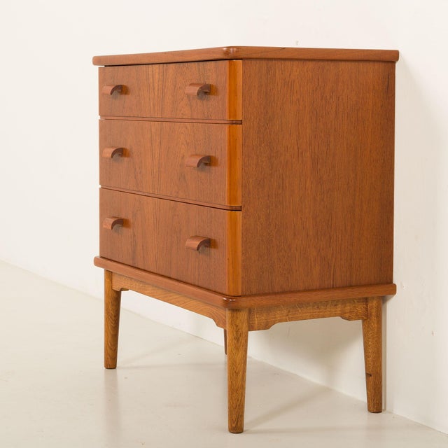 Small Space Age Vintage Danish Dresser, 1960s For Sale - Image 9 of 12
