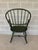 Nichols & Stone Nichols & Stone Olive Green Maple Sack Back Arm Chair For Sale - Image 4 of 8
