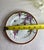 Ceramic Early 20th Century Late Meiji Japanese Hand-Painted Wisteria & Swallow Gilt Cabinet Plate For Sale - Image 7 of 8