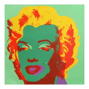 Marilyn Monroe (II.25), Andy Warhol Serigraph, Stamped in Blue Verso by Sunday B. Morning