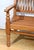 Brown Mid 20th Century Colonial Varangue Bench in Teak, 1950s For Sale - Image 8 of 18