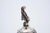 Chiseled Silver Bell with Feathers and Plant-Based Elements For Sale - Image 3 of 4
