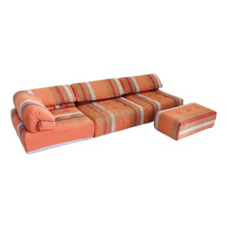 Vintage Voyage Immobile Modular Lounge Sofa from Roche Bobois, 1990s, Set of 4 For Sale