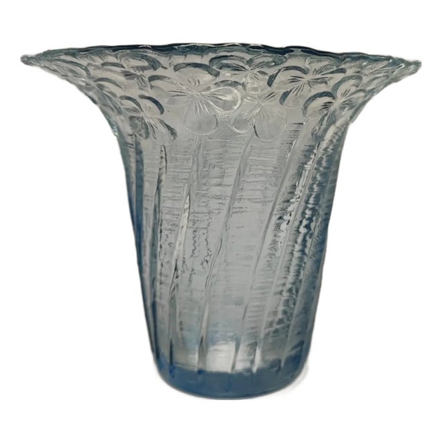 Blue Pansies Vase from Rihimaki, 1960s For Sale