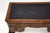 Wood Figured Walnut and Leather Top Desk, 1900s For Sale - Image 7 of 11