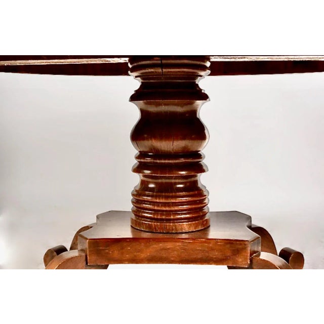 Brown Brazilian Center or Dining Table For Sale - Image 8 of 11