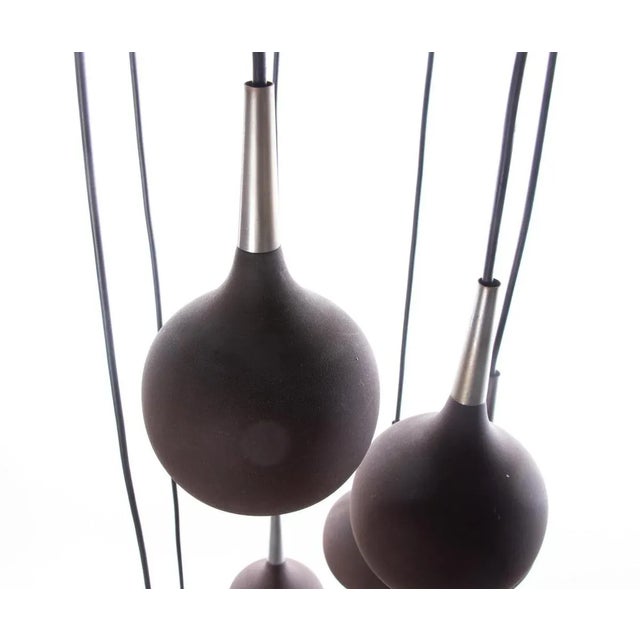 Sweden Markaryd Dome Cascade Chandelier by Hans Agne Jakobsson, 1970s For Sale - Image 4 of 12