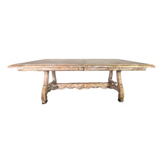 Italian Painted Trestle Table C. 1900 For Sale