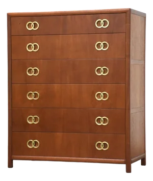 1960s Refinished Teak Dresser by Michael Taylor for Baker