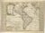 Paper Map of the Americas with Exploration Tracks and Nice Cartouche, 1795 For Sale - Image 7 of 7
