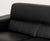 Late 20th Century Nicoletti "Simon" Black Leather Three-Seat Sofa For Sale - Image 5 of 9