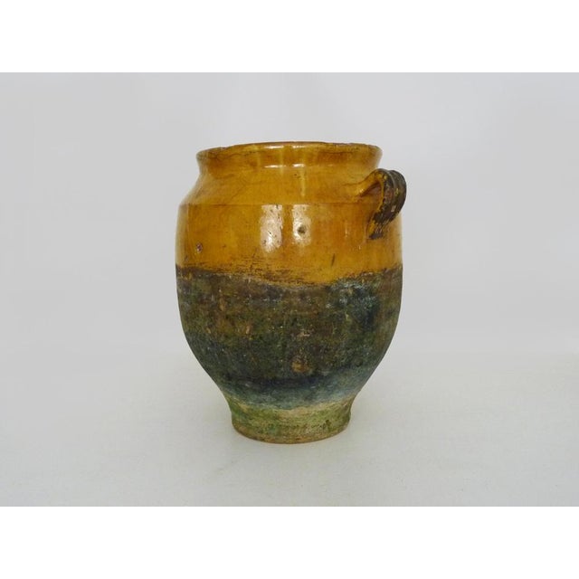 Yellow Glazed Preserve Jar, Pyrenees, Southwest France, 19th Century For Sale - Image 5 of 11