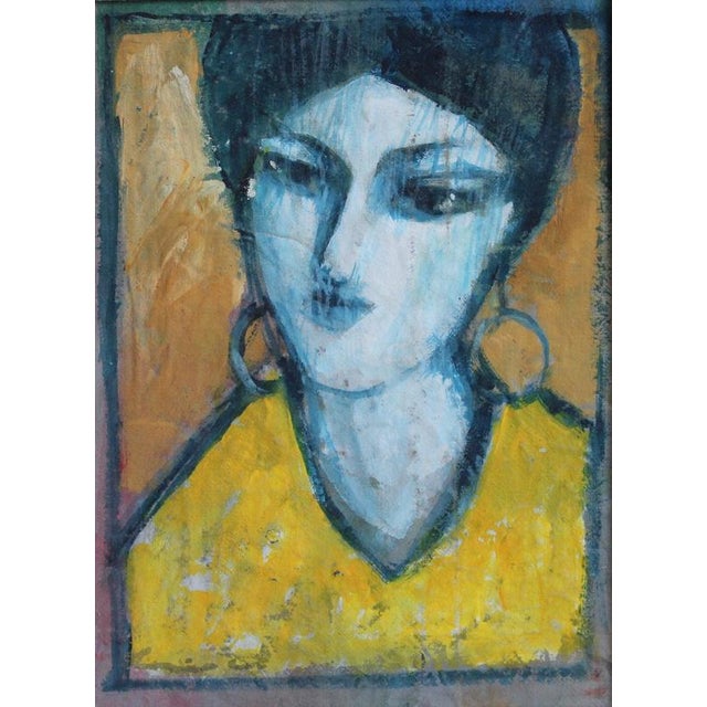Hidden portraits xiv', acrylic on canvas mounted on board, signed 'giacomo', florentine school (circa 1980s-90s). This...
