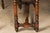 English 19th Century Oak Drop Leaf Table with Turned Legs and Two Drawers For Sale - Image 11 of 12