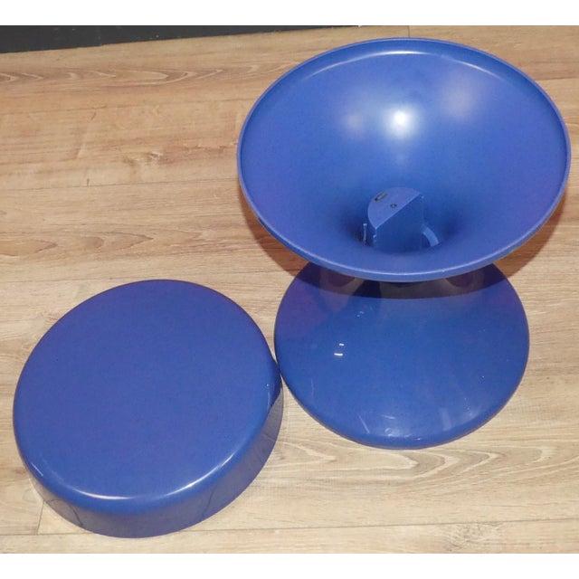 1970s Vintage Bathroom Stool by Emsa Blau, 1970s For Sale - Image 5 of 11