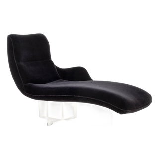 Vladimir Kagan Erica Chaise Longue, Model P6910-L For Sale