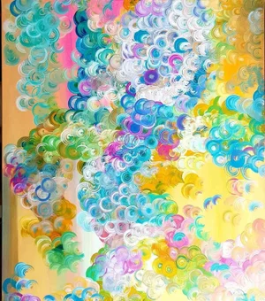 Lillo Sauto, Danza della Primavera, Acrylic on Canvas, 2021