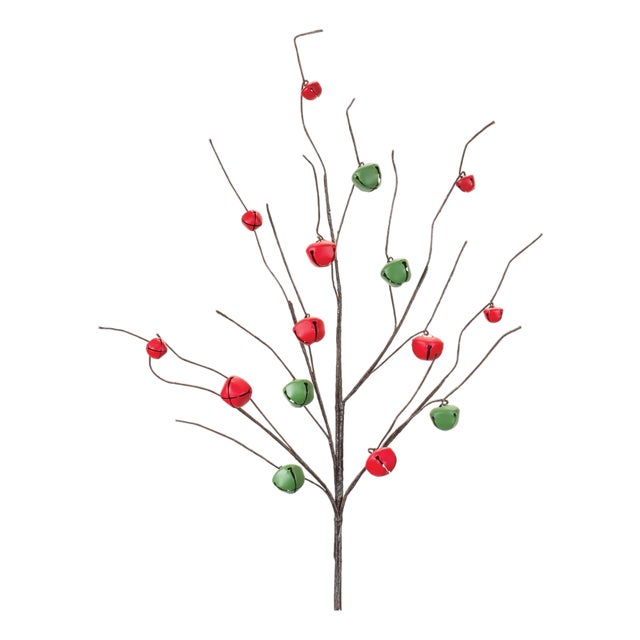 Sleigh Bell Twig Branch (Set of 6) For Sale