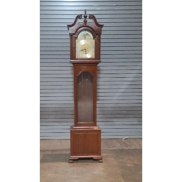 Colonial Chippendale Style Tall Case Clock Grandfather Clock Zeeland