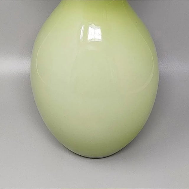 Space Age Green Vase in Murano Glass, 1970s For Sale - Image 4 of 8