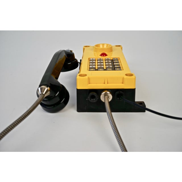 Industry Wall Mount Telephones in Bright Yellow from Tesla, 2004, Set of 2 For Sale - Image 16 of 18