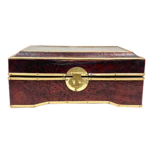 Vintage Leathered Jewelry Box