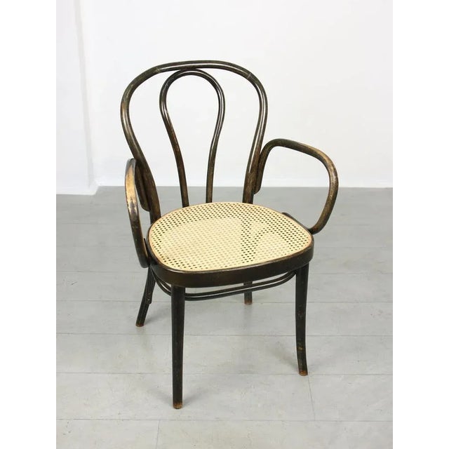 Wide version of the classic No. 218 chair (Seat width 48cm versus regular 42cm). This piece is attributed to the mentioned...
