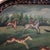 Light Green Antique 19th Century English Regency Style Hand-Painted Wooden Hunting Tray Table on Faux-Bamboo Stand For Sale - Image 8 of 13