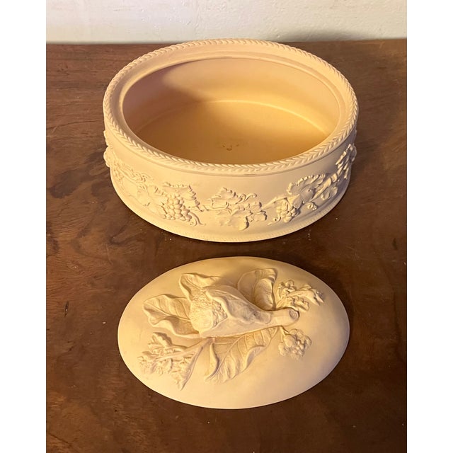 Tan Wedgwood Caneware Vegetable Tureen or Serving Dish and Cover For Sale - Image 8 of 12