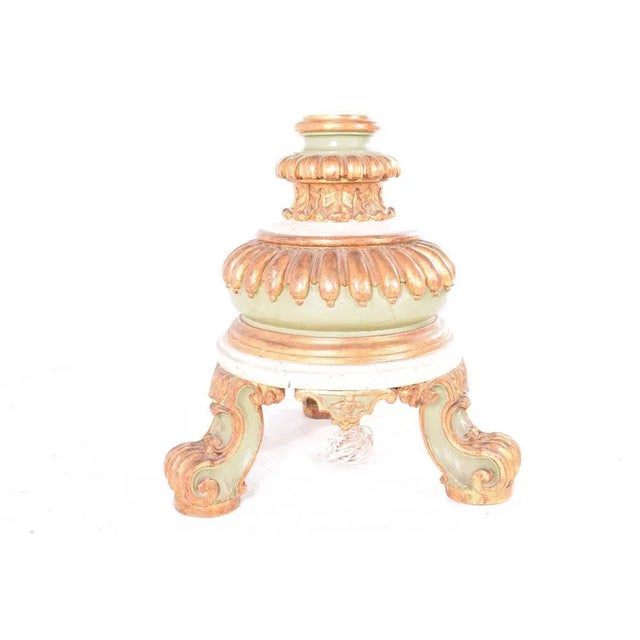 Antique Candle Form Floor Lamp For Sale - Image 3 of 5