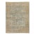 Antique Mahal Wool Area Rug With Muted Sage Green & Terracotta Palette For Sale